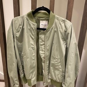 Madewell Green Bomber Jacket